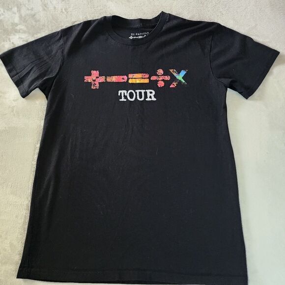 Ed Sheeran Mathematics Denver Black Tshirt With Graphics Size Medium - Picture 1 of 5